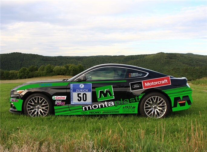 Der Ford Mustang GT V8 wird auf der Nürburgring-Nordschleife an den Start gehen.Florian Hanf