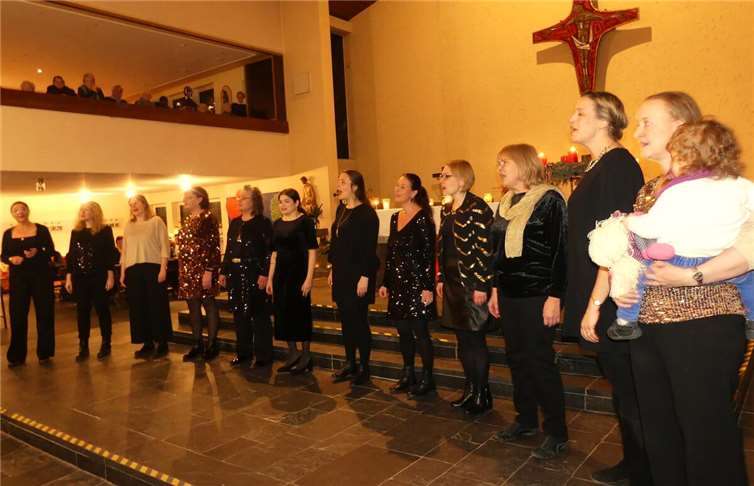 Der Frauenchor VocalThur von der Ev. Kirche Weißenthurm, erfreute beim gemeinsamen Konzertabend ebenfalls mit tollen Songs.