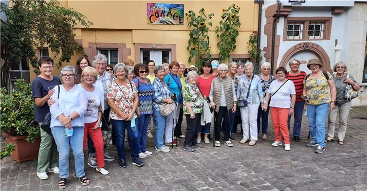 Der Frauenchor Wollendorf fuhren in „die schönste Altstadt Deutschlands“, nach Dinkelsbühl.Foto: privat