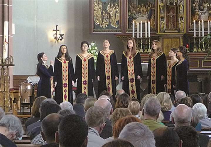 Der Frauenchor aus Armenien lieferte eine beeindruckende Darbietung. privat