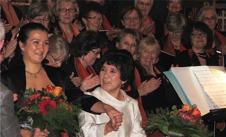 Der Frauenchor erntete für das Konzert einen lang anhaltenden Applaus. privat