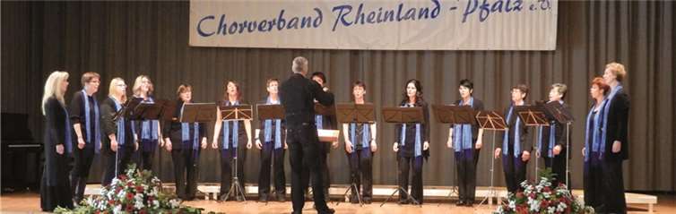 Der „Frauenkammerchor InCantare Koblenz“ in Aktion.privat