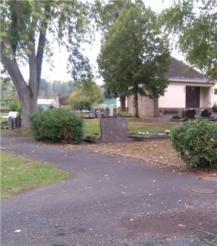 Der Friedhof auf der Insel Niederwerth. Fotos: privat