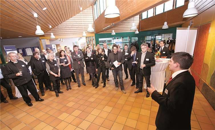 Der Frühlingsempfang wurde zu einem Markplatz von Wirtschaft, sozialen Unternehmen und Kommunen.  M.Brand / Focus Vallendar