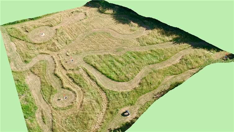 Der Fußballgolfplatz in Daufenbach.Foto: privat