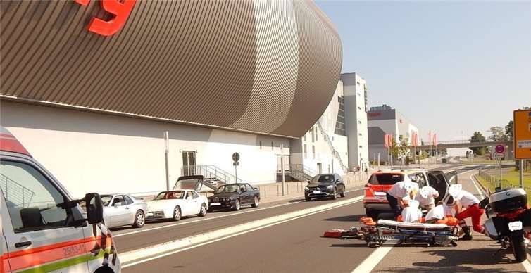 Der Fußgänger erlitt bei diesem Unfall lebensbedrohliche Verletzungen. privat