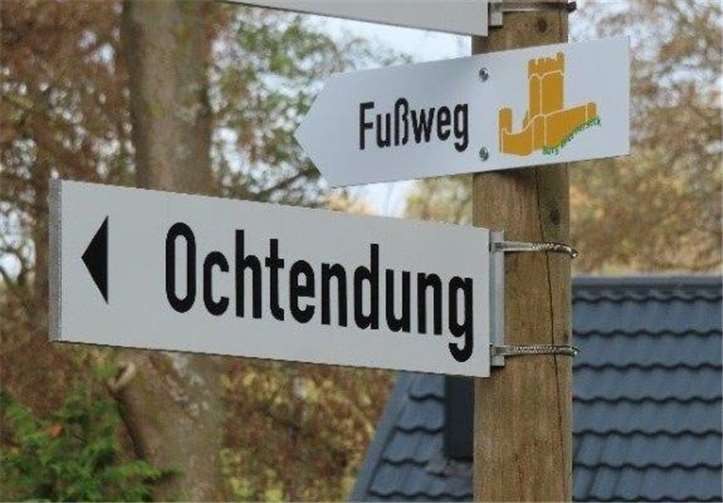 Der Fußweg ist nun gut sichtbar ausgeschildert. Foto: privat