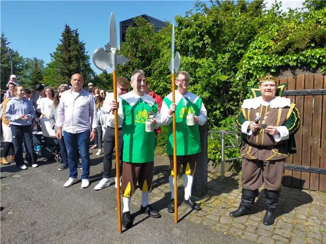 Der Gambrinus ist heute wieder aus den Tiefen des Lava-Kellers entstiegen. Foto: SK