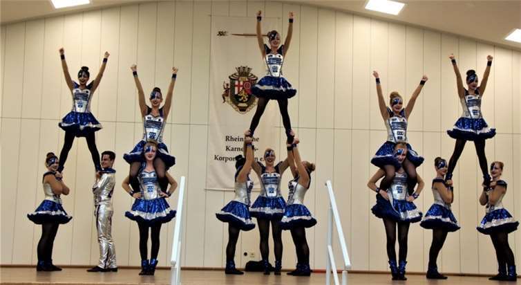 Der Gardetanz des KV Scheuerfeld. Privat