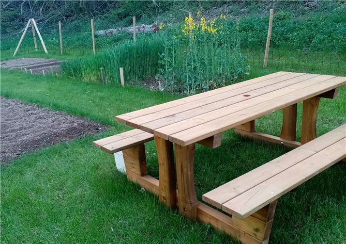 Der Garten soll ein Ort werden, wo man sich trifft.