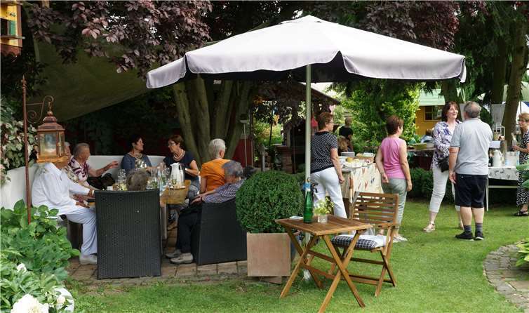 Der Garten von Familie Ziegler bot ein traumhaftes Ambiente. privat