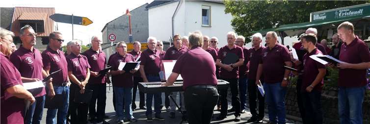 Der Gastgeberchor beim Auftritt 2018. Foto: privat