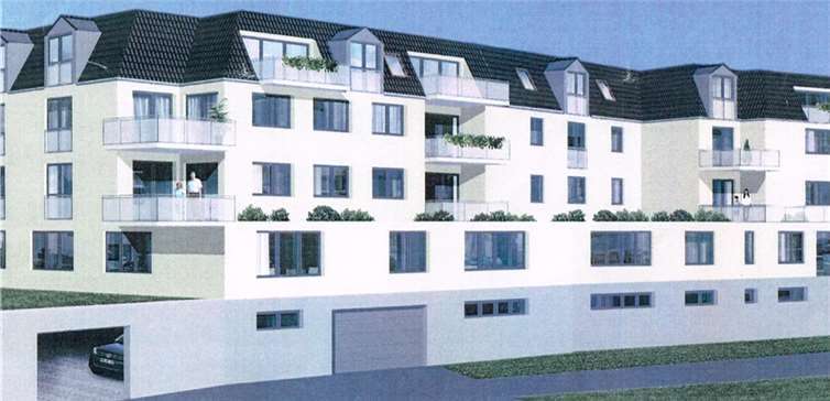 Der Gebäudekomplex von der Rückfront aus gesehen.