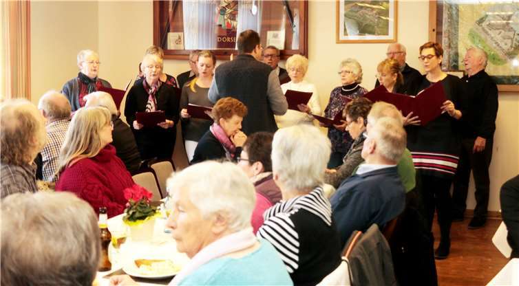 Der Gesangverein feierte den Namenstag des Schutzpatrons St. Sebastian.Foto: SES