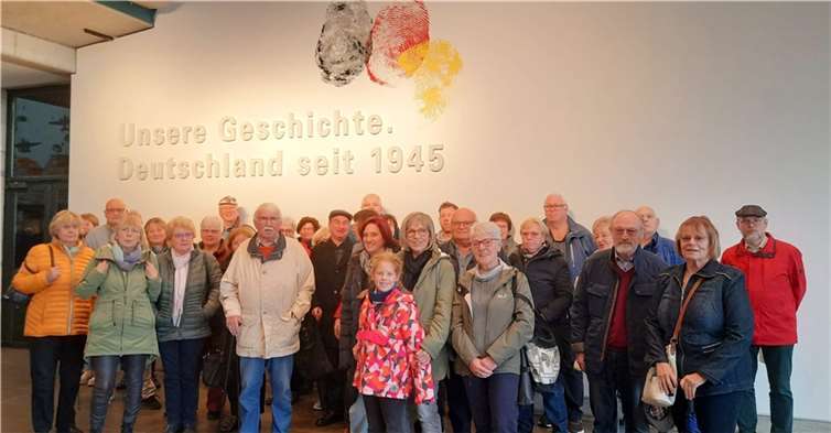 Der Geschichtsverein Nickenich e.V. unternahm mit fast 40 Personen eine Exkursion ins Haus der Geschichte in Bonn. Foto: privat