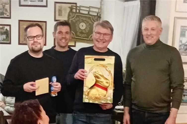 Der Gewinner des Goldenen Hasen Bruno Mohr