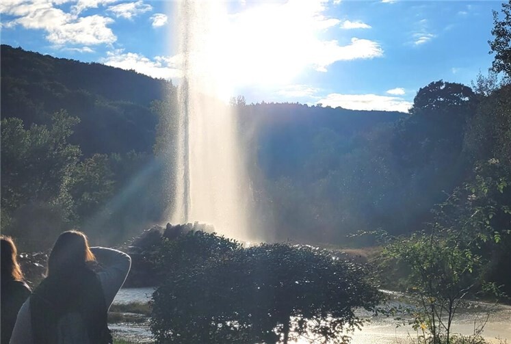 Der Geysir.