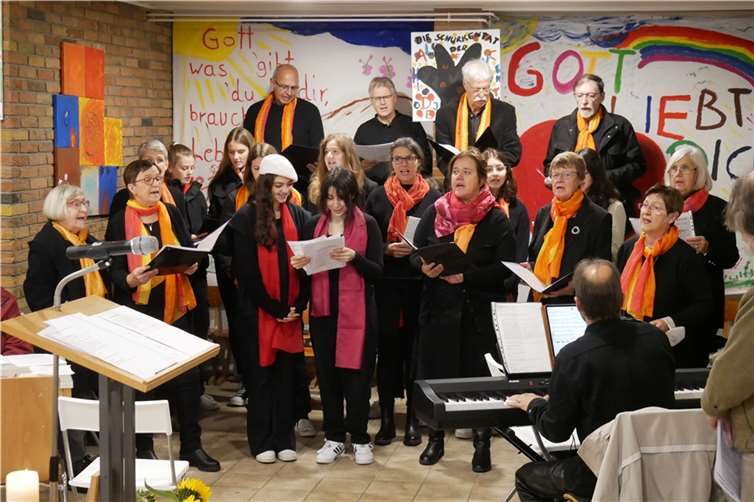 Der Gospel-Projektchor begeisterte. Foto: privat