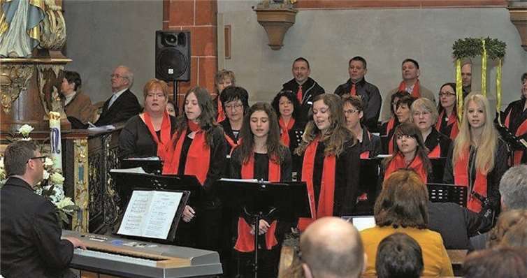 Der Gospelchor „Martinsingers“ weiß mit einer Auswahl an geistlichen Liedern zu überzeugen. privat