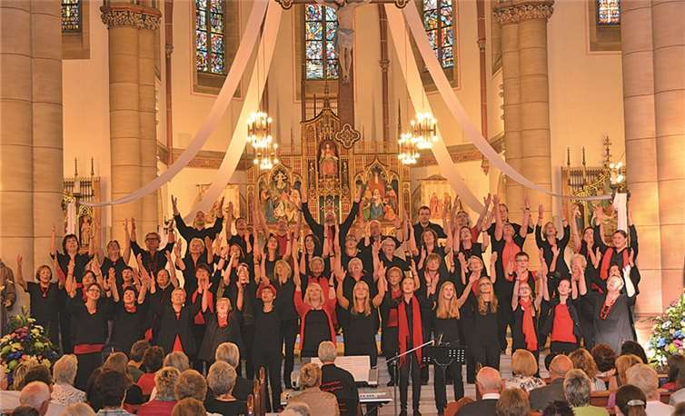 Der Gospelchor bot den Zuhörern ein vielfältiges Programm aus alten und neuen Gospels.Privat