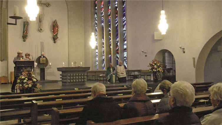 Der Gottesdienst anlässlich der Oktoberkollekte.privat