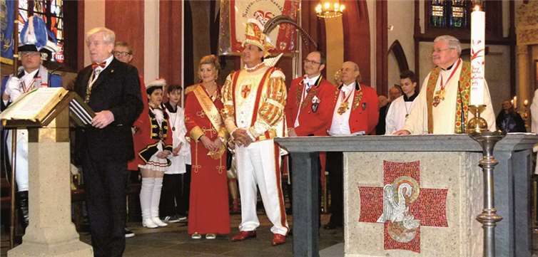 Der Gottesdienst der Koblenzer Karnevalisten war wieder einmal ein echtes Highlight.privat