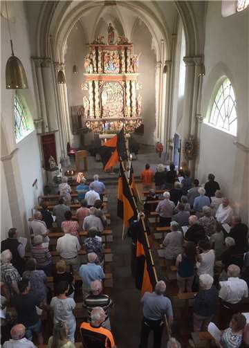 Der Gottesdienst fand in der Fraukirch statt. Foto: privat