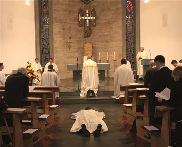 Der Gottesdienst zur Diakonenweihe.
