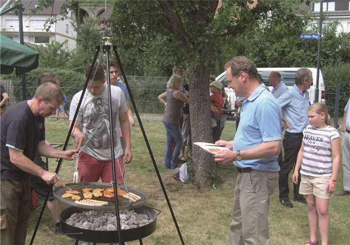 Der Grillnachmittag Steiß auf regen Zuspruch.  Privat
