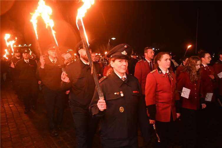 Der Große Zapfenstreich zur Verabschiedung von Dr. Alexander Saftig als Landrat des Kreises Mayen-Koblenz.