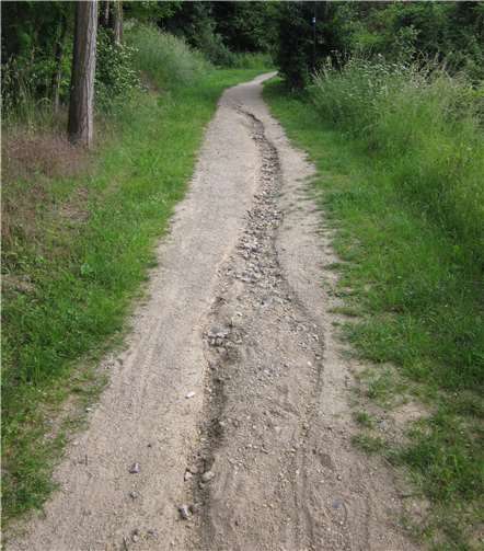 Der „Grüne Weg“ vorher...