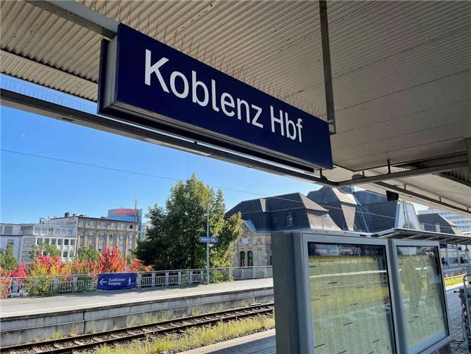 Der Hauptbahnhof in Koblenz. Foto: ROB