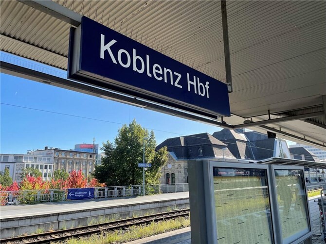 Der Hauptbahnhof in Koblenz.  Foto:ROB