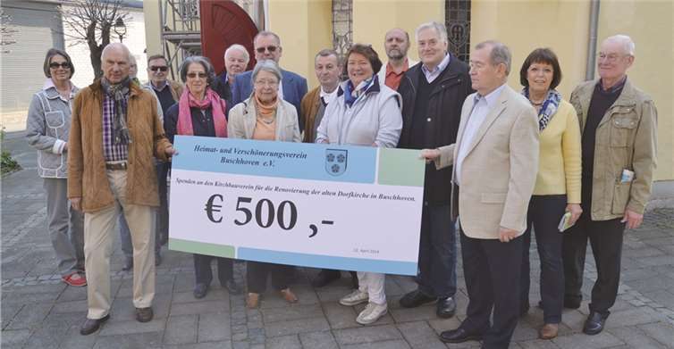 Der Heimat- und Verschönerungsverein unterstützt die Sanierung der Versöhnungskirche. WEIGERT