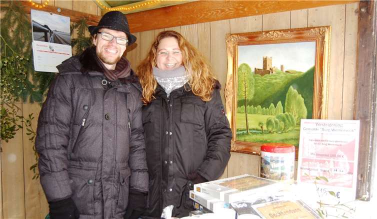 Der Heimatverein Ochtendung sammelteund verkaufte für den Erhalt der Burg Wernerseck.
