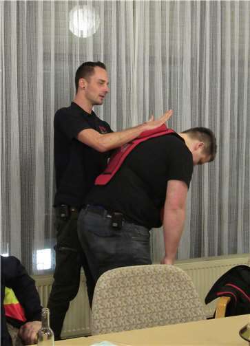 Der Heimlich Handgriff wurde den Mitgliedern vorgestellt. Foto: privat