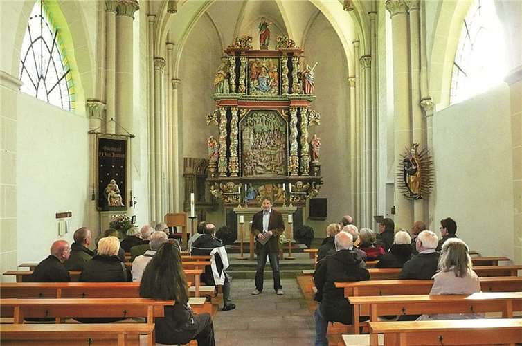 Der Historische Verein Andernach besichtigte unter anderem die Fraukirch bei Thür. privat
