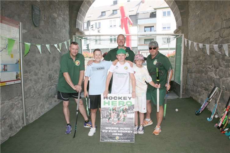 Der Hockey-Club Grün-Weiß war einer von vielen Vereinen, die für ihre Ziele warben.