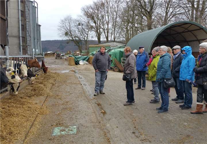 Der Hof Hahlgarten in Frücht wurde besucht.