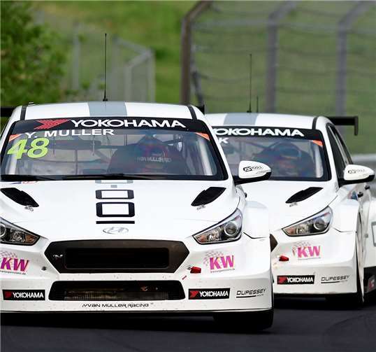 Der Honda Civic des neuen WTCR-Tabellenführers und viermaligen Tourenwagen-Weltmeisters Yvan Muller.BURG