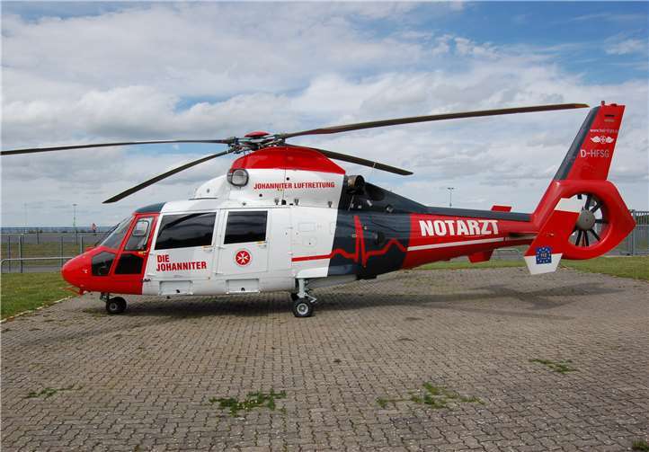 Der ITH der „Air Rescue Nürburgring“ flog 950 Einsätze im Jahr 2020. Fotos:Jörn Fries