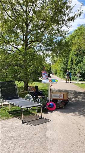 Der Informations- und Verleihdienst. Foto: BUGA-Freunde Koblenz