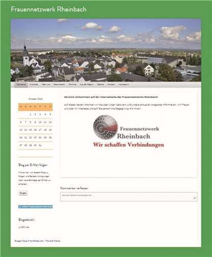 Der Internetauftritt des Frauennetzwerks Rheinbach.privat