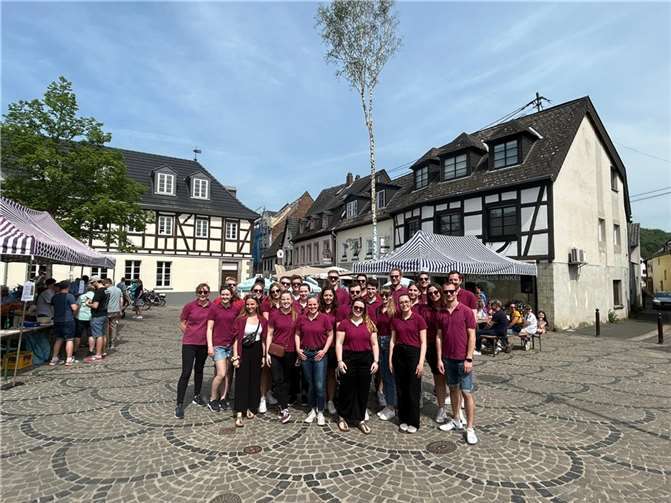 Der JGV Unkel beim Maifrühshoppen. Copyright: Jannis.Media