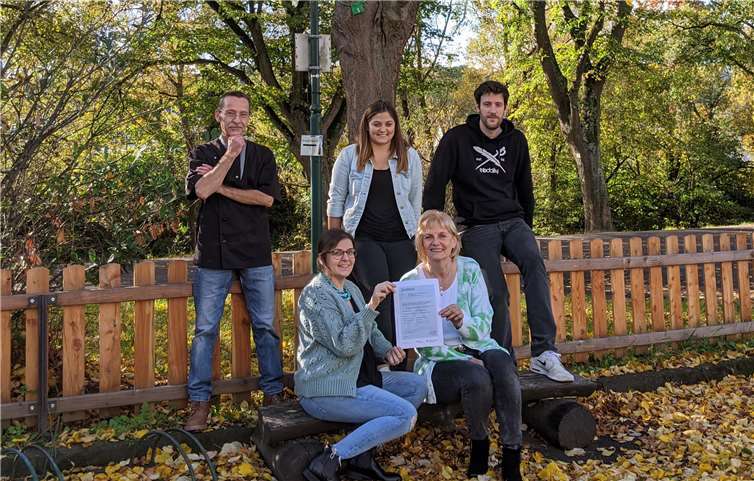 Der JHV freut sich über das Zertifikat. Foto: privat