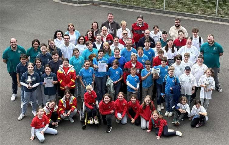 Der JRK-Kreiswettbewerb war ein voller Erfolg. Die Kinder und Jugendlichen waren mit großem Engagement dabei und hatten richtig viel Spaß.  Foto: Astrid Zens / DRK-Kreisverband Ahrweiler e.V.