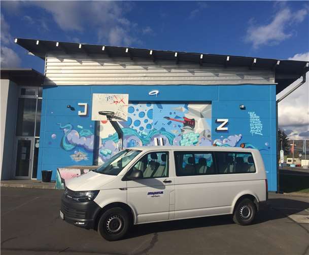 Der JUZ-Shuttle-Bus ist wieder im Einsatz.Foto: JUZ