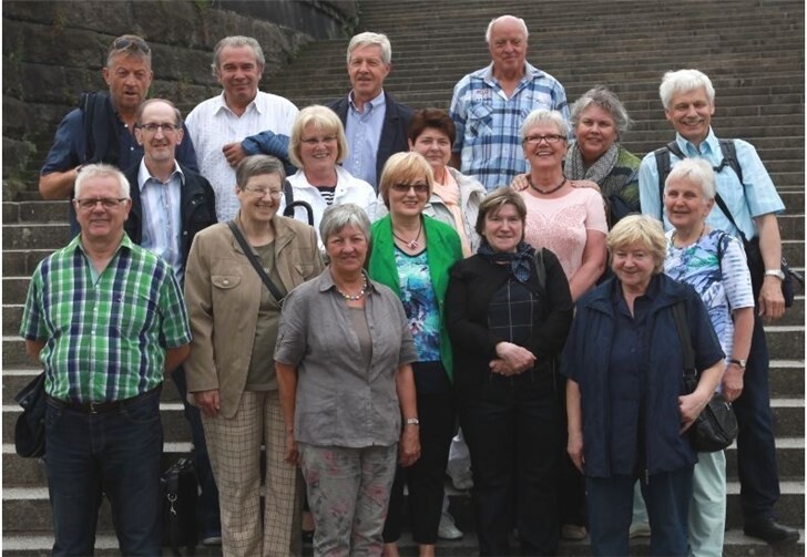 Der Jahrgang 1950/51 erkundete bei seinem letzten Treffen Koblenz. privat