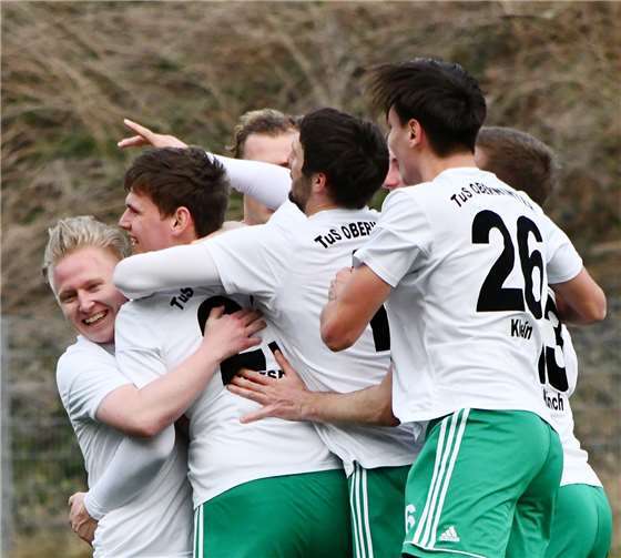 Der Jubel bei den Spieler war riesengroß.