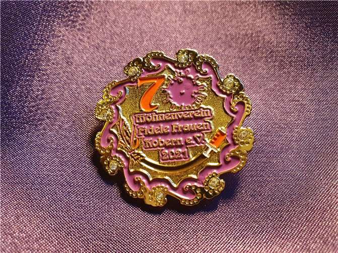 Der Jubiläums-Pin. Foto: privat